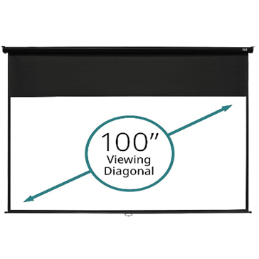 Màn chiếu treo tường kéo tay 100 inch - Tỷ Lệ 16 : 9