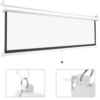 Màn chiếu treo tường kéo tay 100 inch - Tỷ Lệ 16 : 9