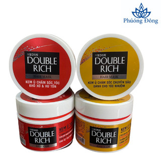 (Mẫu mới) Kem Ủ Dưỡng Mượt Tóc Double Rich 150g