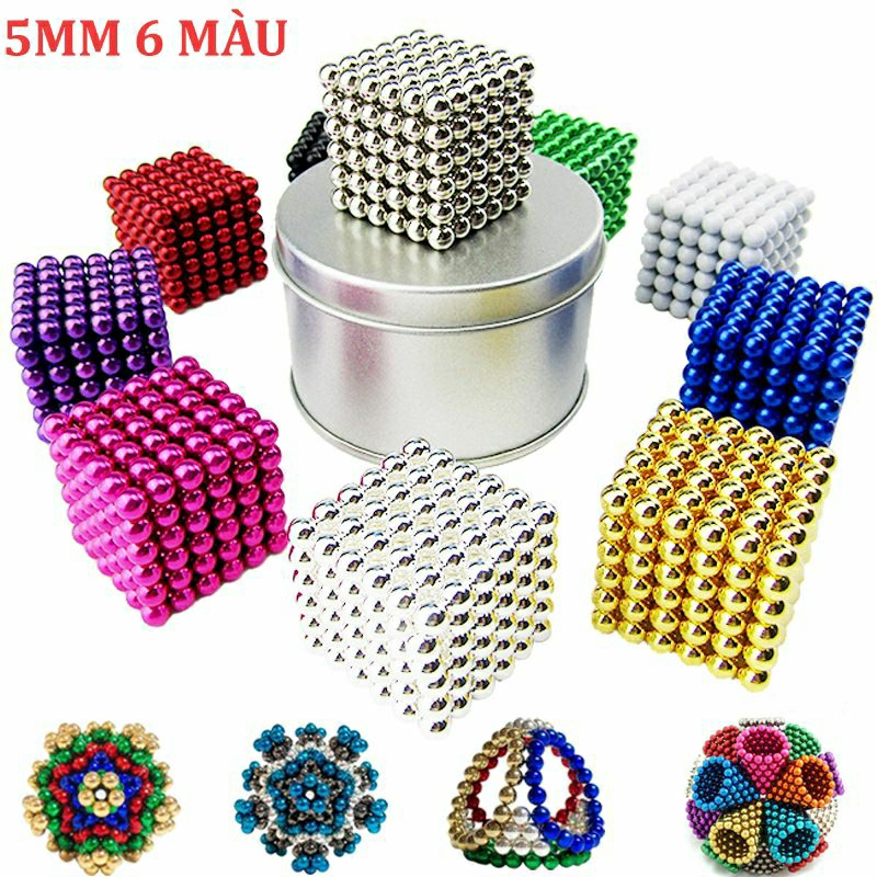 Bộ Bi Nam Cham Xếp Hình BuckyBalls Rainbow 5mm