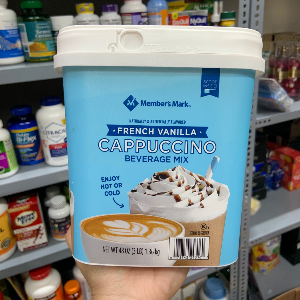 Bột cà phê sữa Member’s Mark 6/2024 French Vanilla Cappucino - EDS Hàng Mỹ