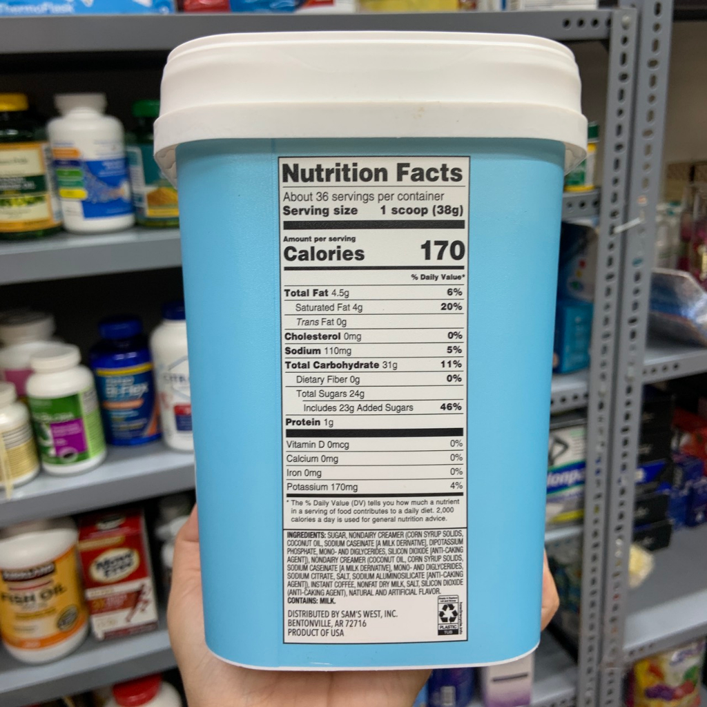 Bột cà phê sữa Member’s Mark 6/2024 French Vanilla Cappucino - EDS Hàng Mỹ