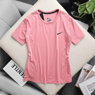 Áo thun thể thao nữ cổ tròn, có logo sau lưng, poly lạnh 4 chiều hàng loại I cao cấp đủ size M -2XL(40-75kg)