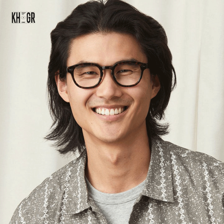 Kính cận gọng tròn nam nữ TAVAT phong cách retro tròng mắt phân cực chống tia UV420 chất liệu nhựa a