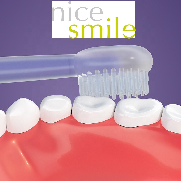 Combo 3 bàn chải tập đánh răng cho trẻ từ 0-24 tháng, Set 3 bàn chải Silicone trẻ em, Bàn chải tập đánh răng