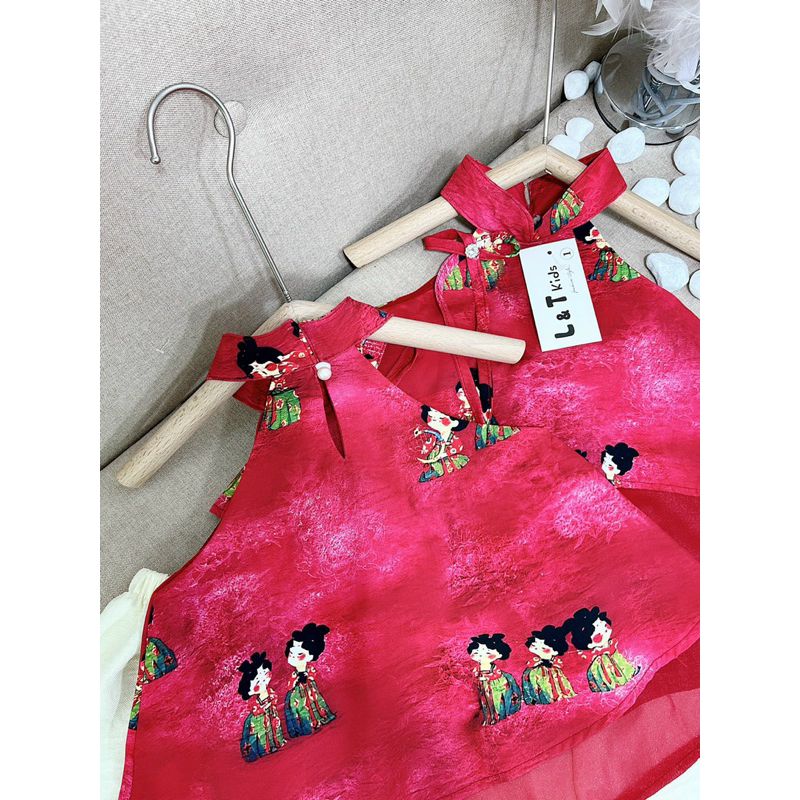 Bộ set yếm cho bé gái