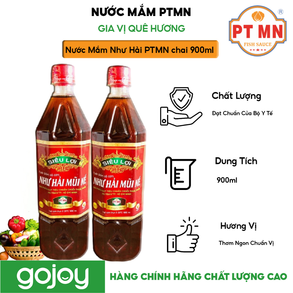 Nước Mắm Như Hải Phan Thiết Mũi Né chai 900ml GIA VỊ QUÊ HƯƠNG