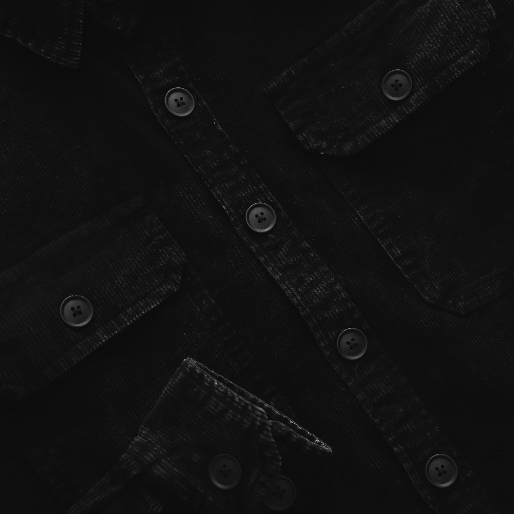 Áo Khoác Nhung Tăm ICONDENIM Black Wash AKID0068