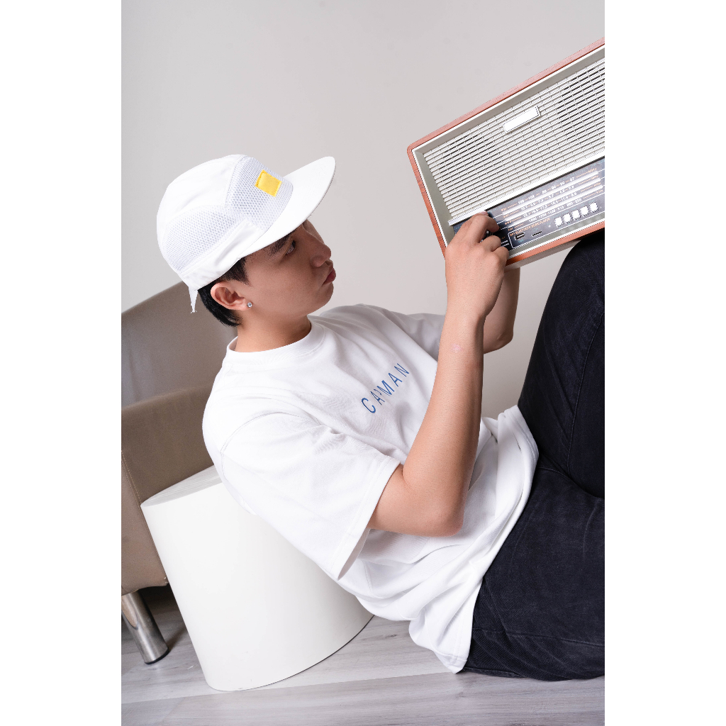 Mũ lưỡi trai phom 5panel dù phối lưới Capman Club CM04