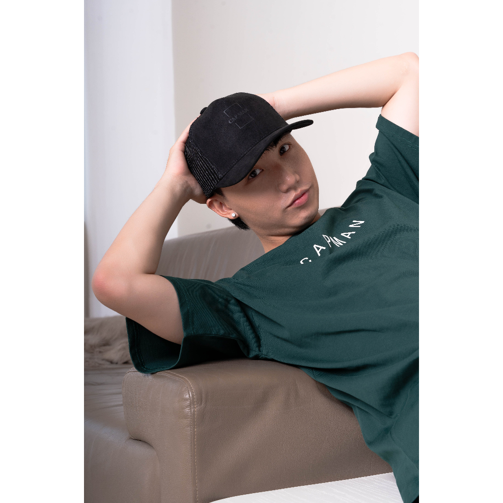 Mũ lưỡi trai thể thao CAPMAN dáng ôm đầu CM30 phối lưới thoáng mát
