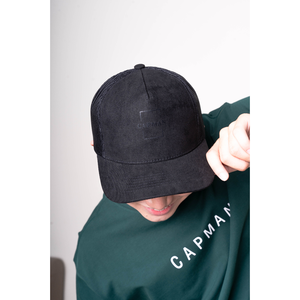 Mũ lưỡi trai thể thao CAPMAN dáng ôm đầu CM30 phối lưới thoáng mát