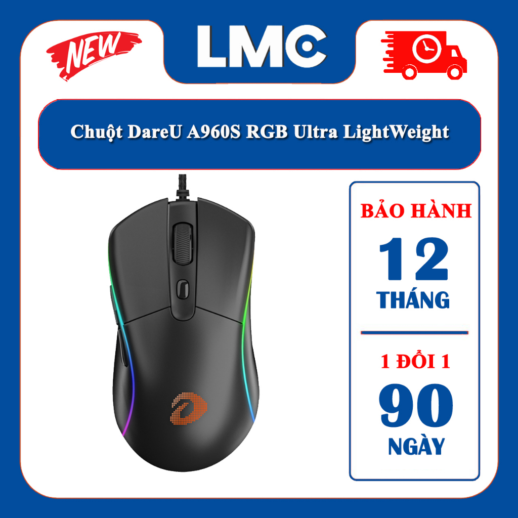Chuột DareU A960S RGB Ultra LightWeight