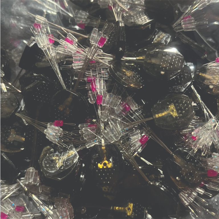 Hạt chặn câu cá, hạt chặn phao, hạt chặn câu đài cao cấp màu trong suốt tàng hình trong nước. Hoàng Nam Fishing