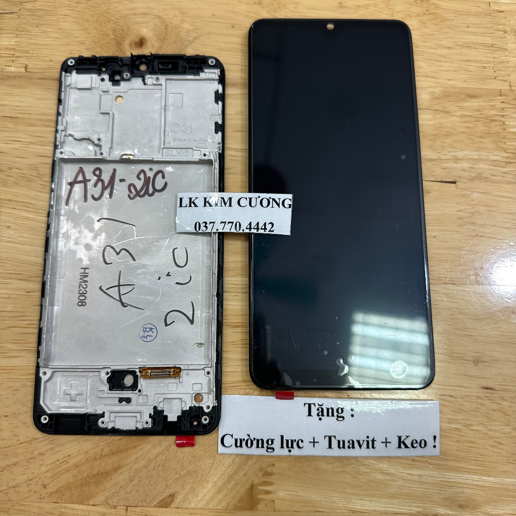 Màn hình tương thích samsung A31 - OLED liền khung