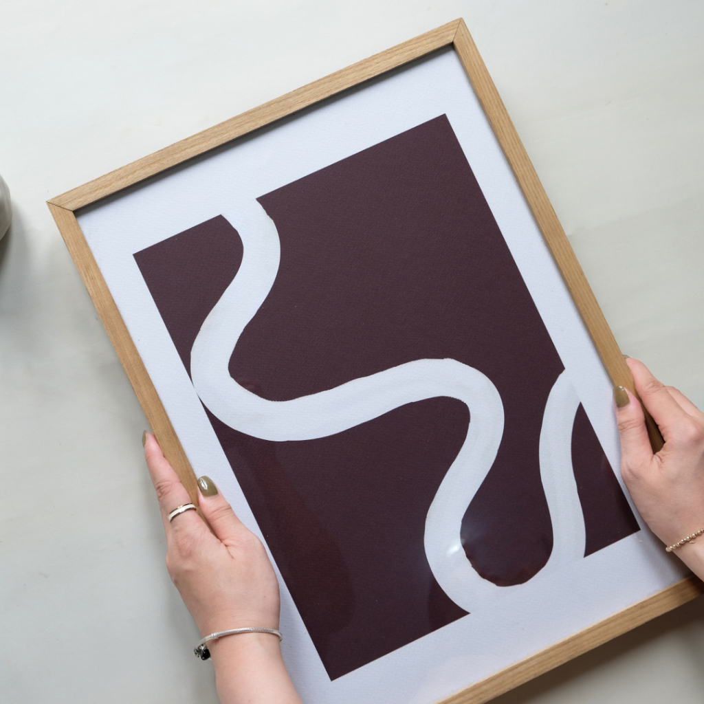 Khung ảnh gỗ, khung tranh gỗ màu tự nhiên, 21x30, 30x30 40x60, 50x50 | Chính hãng Mia Home