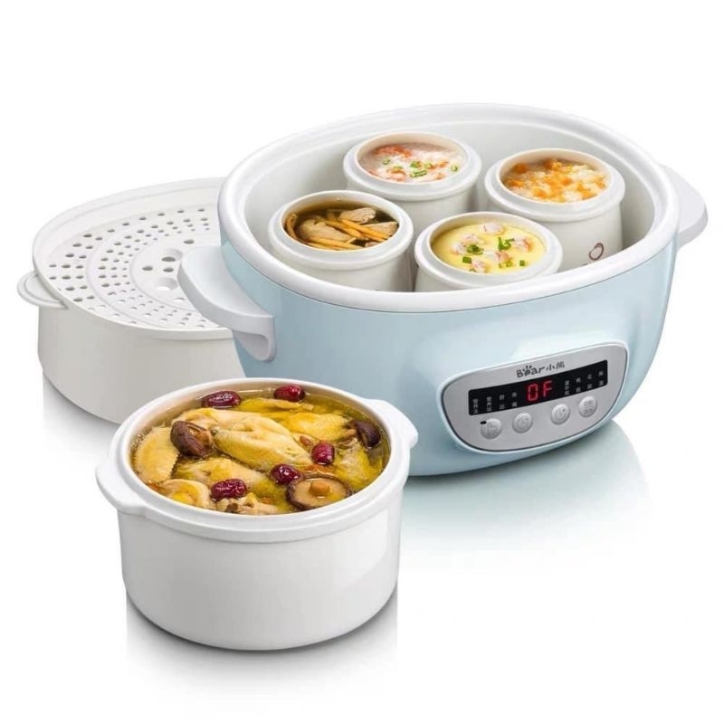 Nồi nấu cháo chậm Bear C25Z1 dung tích 2,5L chính hãng