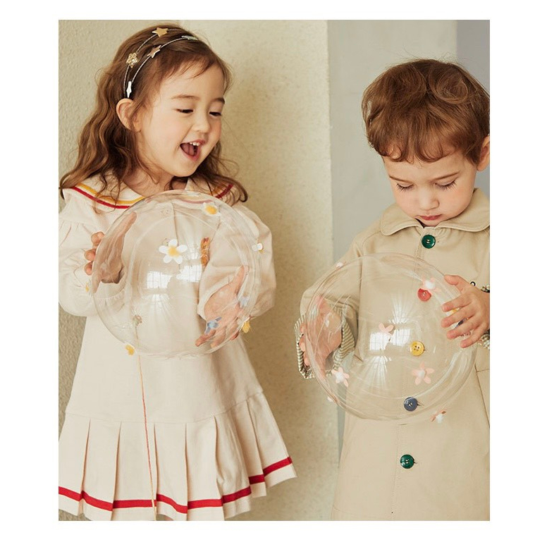 Đầm Milk Mile gấu VN xuất Hàn bé gái