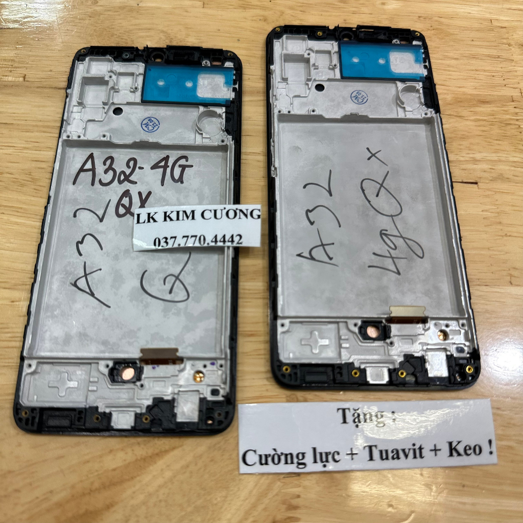 Màn hình tương thích samsung A32 4g  liền khung