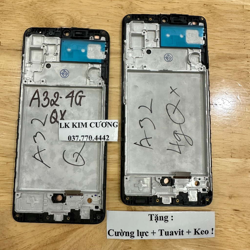 Màn hình tương thích samsung A32 4g  liền khung