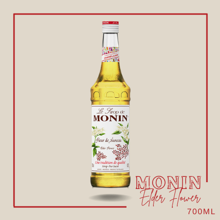 Siro hoa cơm cháy Monin Elderflower syrup 700ml