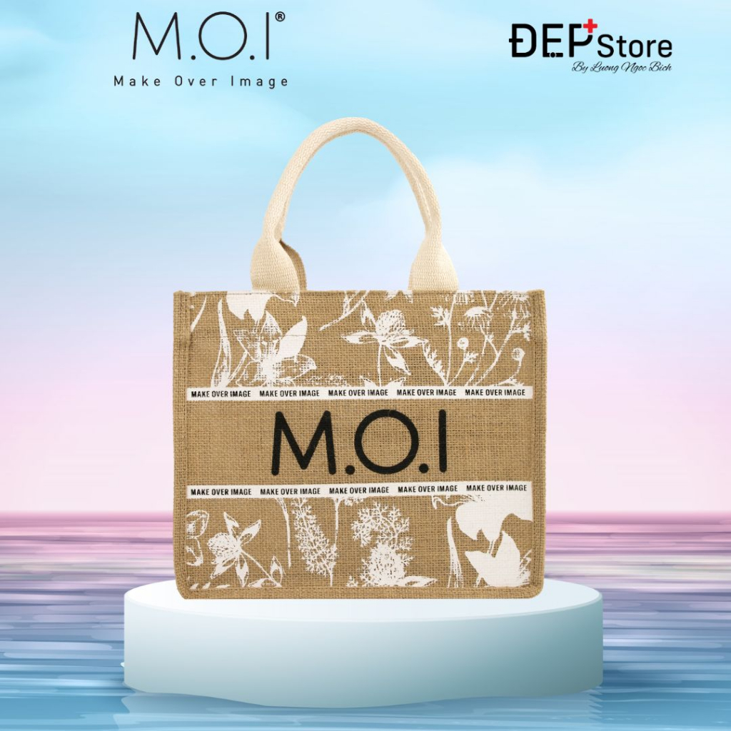 Túi cói M.O.I Cosmetics Make Over Image 10*25*30 cm
