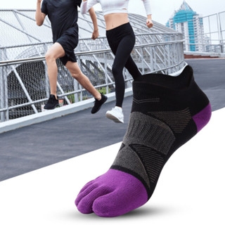 Tất xỏ ngón thể thao chuyên chạy bộ, Combo 3 đôi vớ Trail cực bền đủ size cho các màu