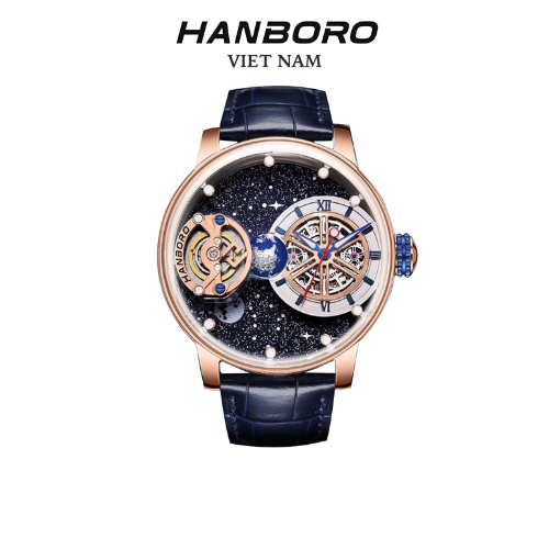 Đồng hồ nam Hanboro automatic phi hành gia size 42mm chính hãng