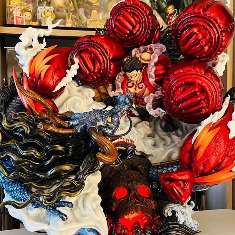 MH57 Mô hình Luffy vs Kaido mới ra cao 40cm cực đẹp - Mô hình One Piece Luffy Gear 4 A1