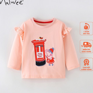 Áo cotton hoạ tiết Pep.pa Malwee thời trang trẻ em từ 2-7 tuổi MW8505