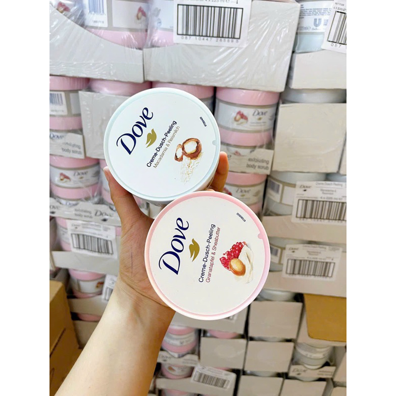 Tẩy da chết body Dove siêu thơm siêu mịn 225ml