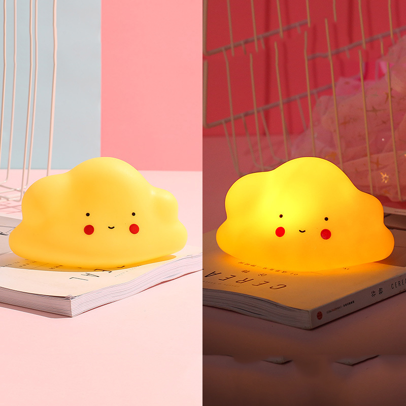 Đèn ngủ Silicon hình thú siêu cute chất liệu bền bỉ có nhiều mẫu tặng kèm pin
