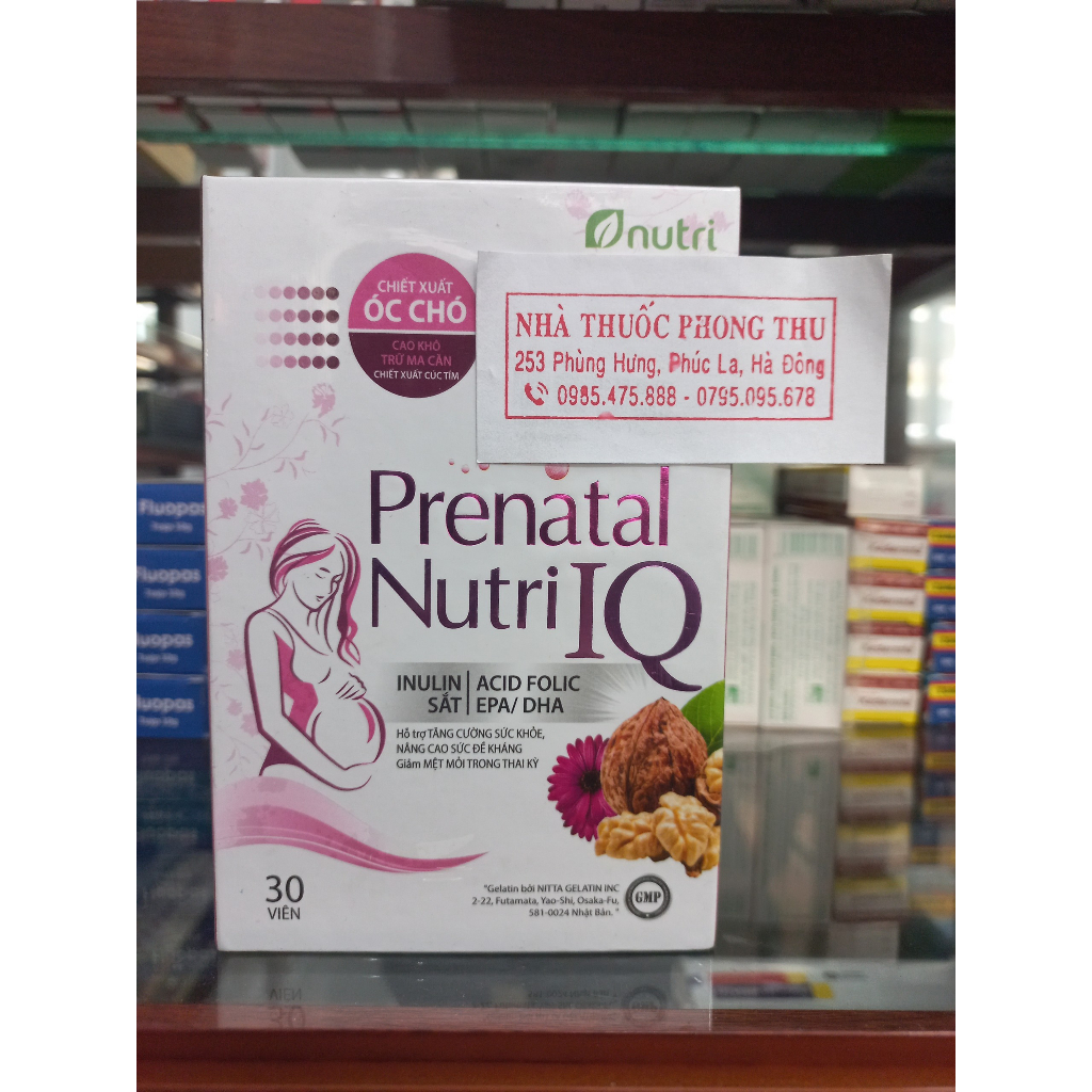 Prenatal Nutri IQ - Hỗ trợ tăng cường súc khỏe, tăng sức đề kháng (Hộp 30viên)
