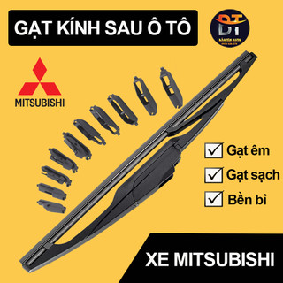 Gạt mưa sau xe mitsubishi attrage, triton, zinger, outlander, xpander gạt kính sau lưỡi silicon cho xe mitsubishi