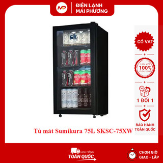 Tủ mát sumikura 75 lít sksc-75xw-fr/ 95 lít sksc-95xw-hs - hàng chính hãng