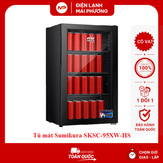 Tủ mát sumikura 95 lít sksc-95xw-hs - hàng chính hãng