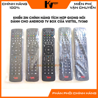 Điều khiển giọng nói chính hãng cho Android TV Box ViettelTV TV360