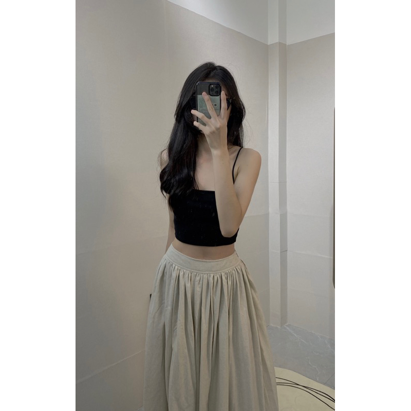 Chân Váy Linen dài 95cm