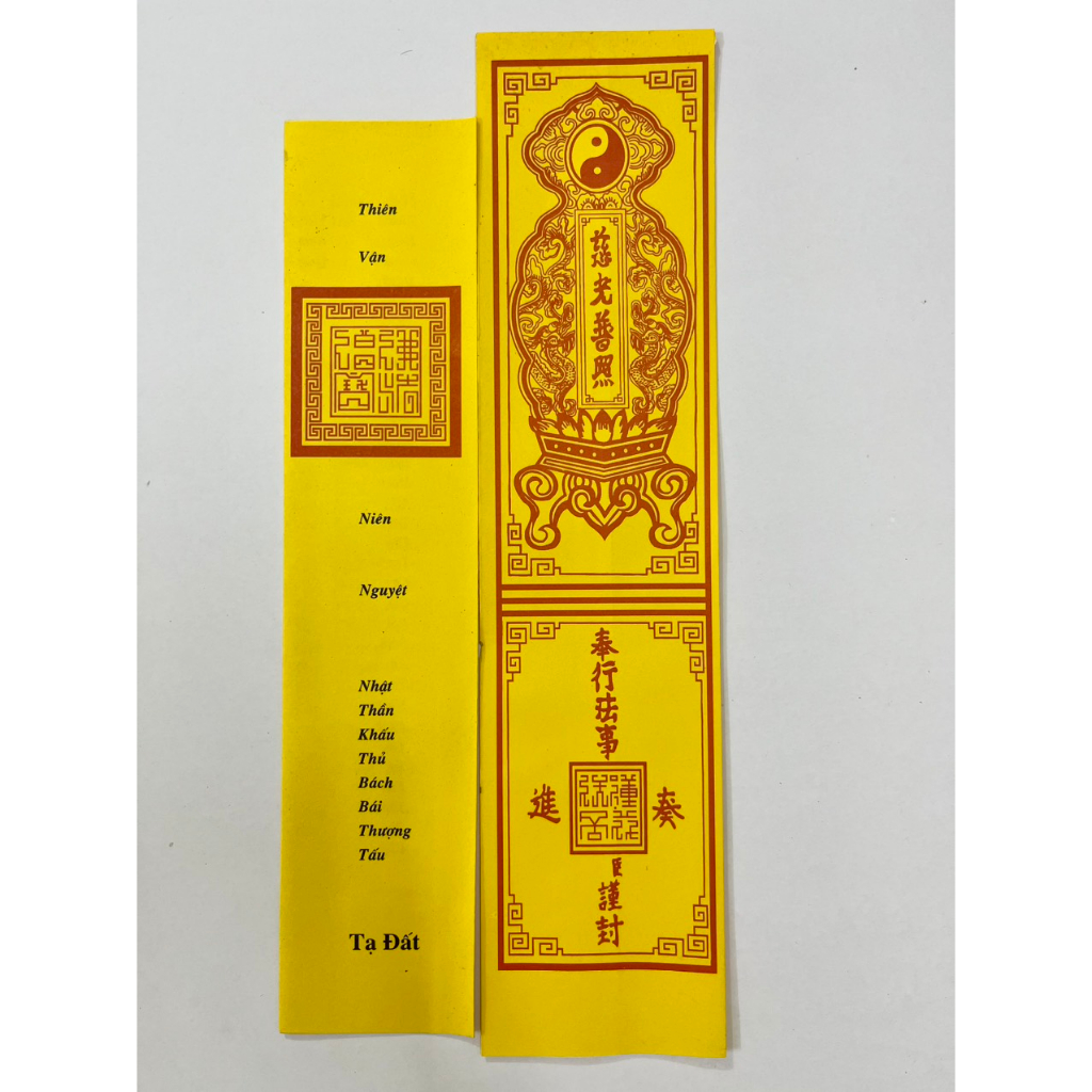 Các Loại Sớ Cúng Lễ