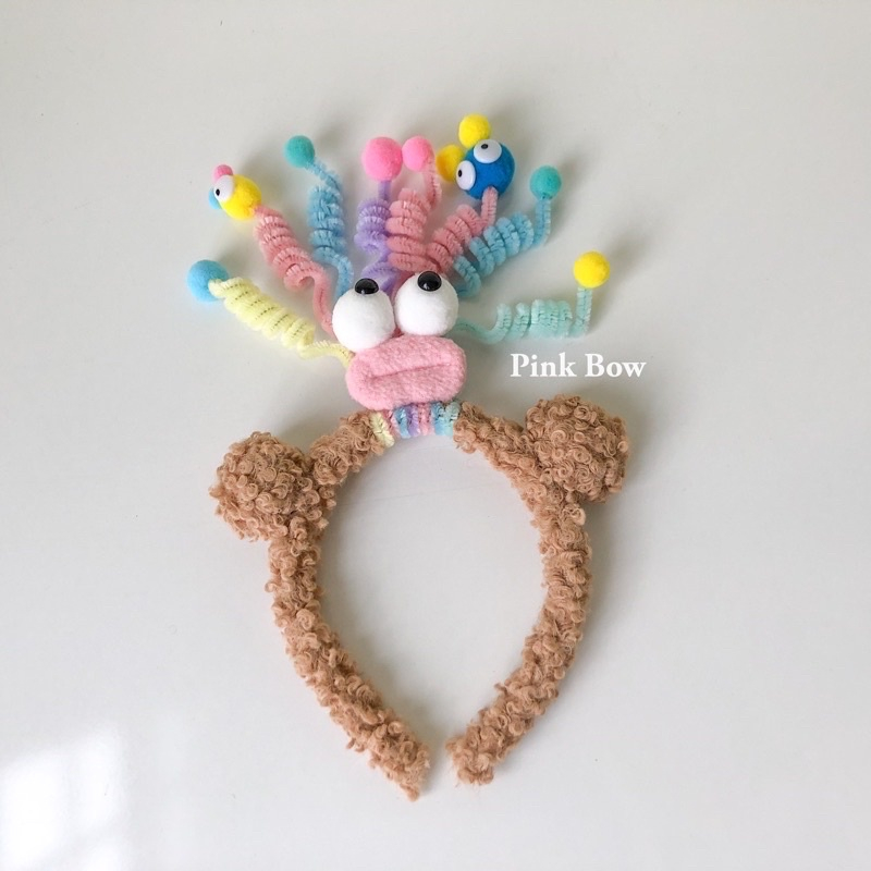 Băng đô, bờm cài tóc bờm tóc quái vật ngộ nghĩ tua rua sinh nhật đáng yêu