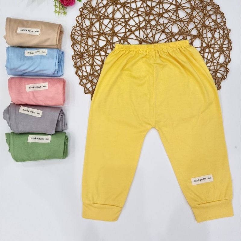 Quần dài cho bé trai và bé gái chất thun lạnh mềm mịn mát thông hơi QCD03