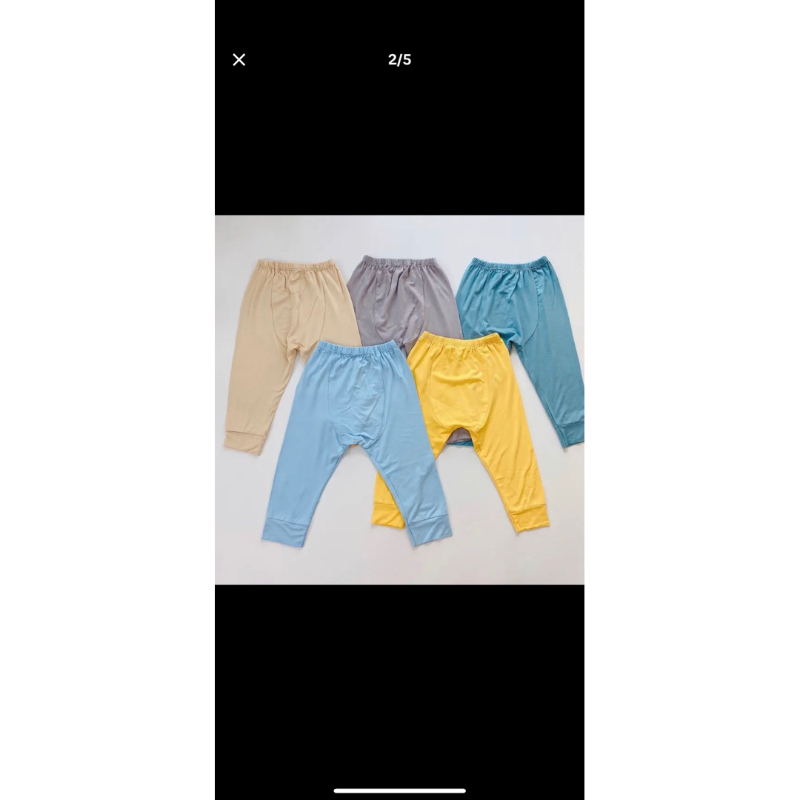 Quần dài cho bé trai và bé gái chất thun lạnh mềm mịn mát thông hơi QCD03