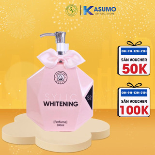 Kem dưỡng trắng da Body Sylic Whitening Body Lotion giúp dưỡng trắng da bật tone, cấp ẩm, hương thơm nước hoa quyến rũ