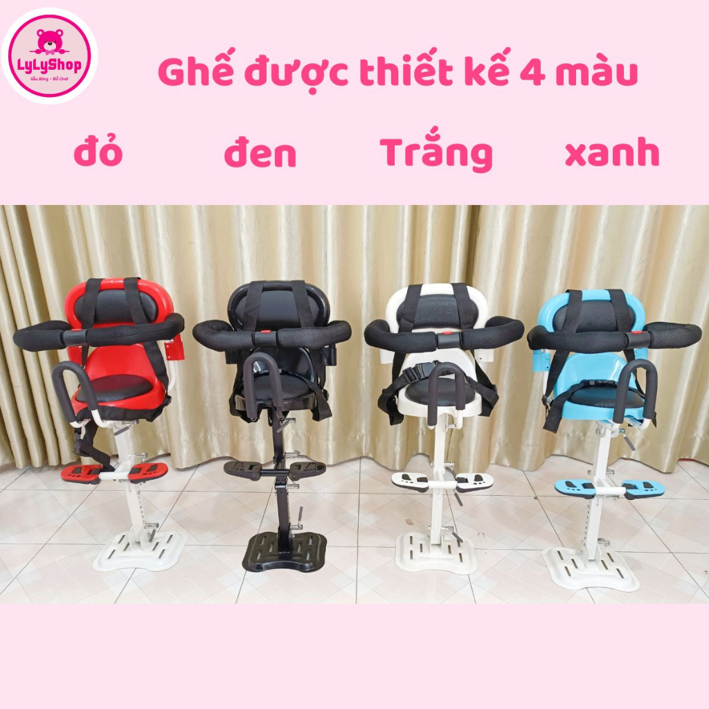 Ghế ngồi xe máy cho bé đa năng dùng hầu hết các dòng xe tay ga, xe đạp điện, xe máy điện