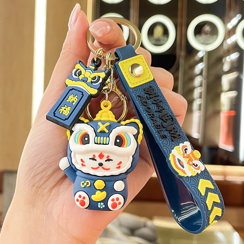 Móc Khóa Mèo Đội Lân Mang May Mắn Làm Quà Tặng Người Thân, Bạn Bè