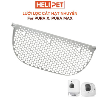 Lưới lọc cát mèo hạt nhỏ dùng cho máy dọn vệ sinh PETKIT Pura Max, Pura X với cát khoáng, cát đậu hạt nhuyễn - HeLiPet