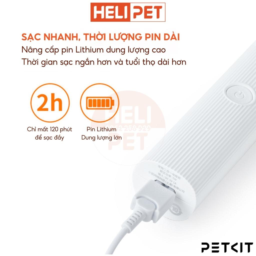 Tông Đơ Đa Năng PETKIT 2in1 Pro 2023 Chuyên Dụng Cắt Tỉa Lông Cho Thú Cưng - HeLiPet