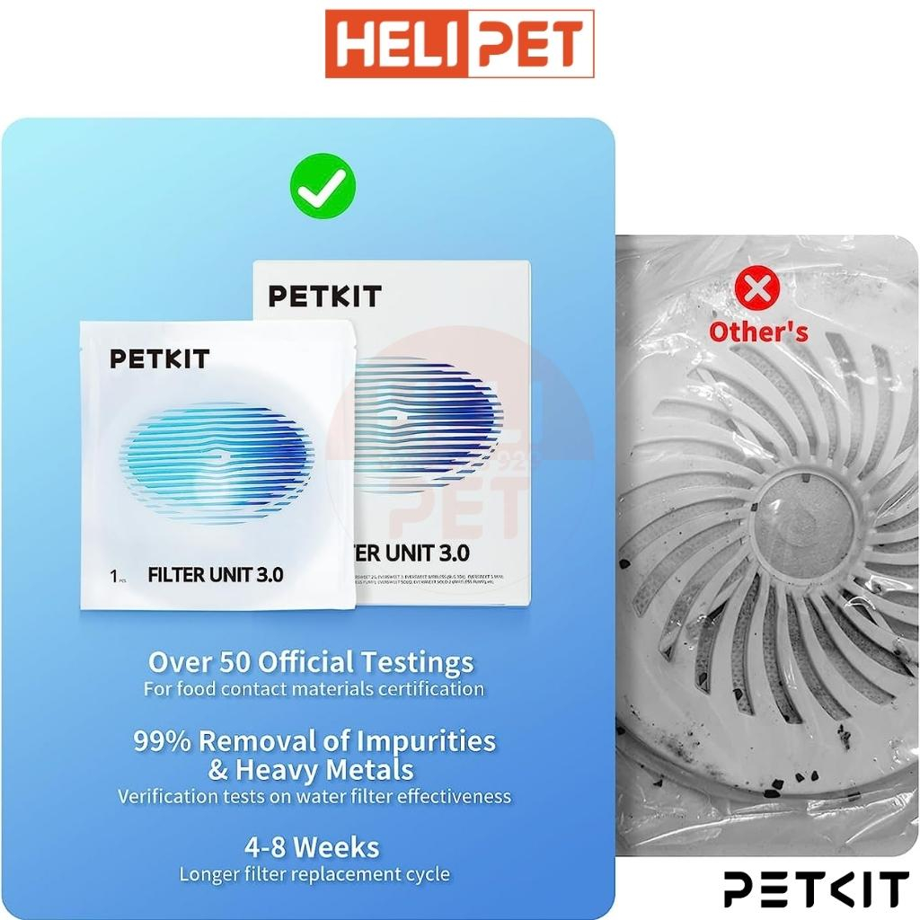 [Bản Quốc Tế] Lõi Lọc Nước PETKIT Dùng Cho Eversweet Solo, Solo SE, 2, 3, 6,7 thế hệ 3.0 - HeLiPet