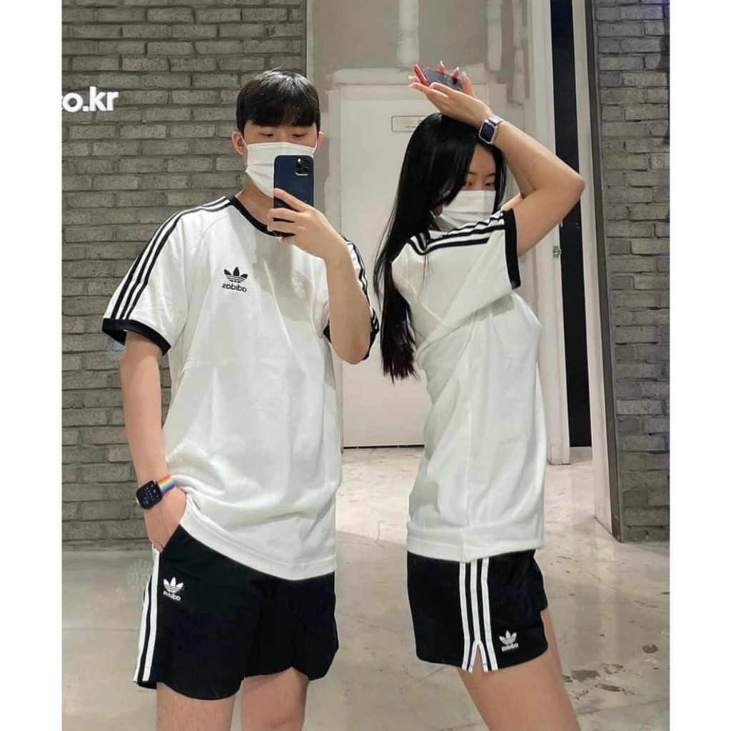 Áo thun tay ngắn adidas Adicolor Classic 3-Stripes Tee White GN3494 Màu Trắng 3 sọc Đen | PiuPiu Authenti