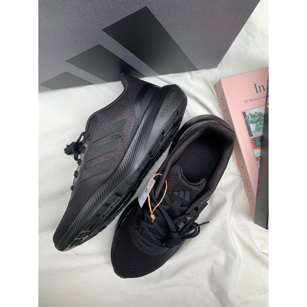 Giày Sneaker adidas Runfalcon 3 "Black Carbon " HP7558 màu Đen Full chạy bộ Running | PiuPiu Authentic