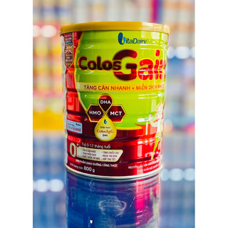 Sữa bột VitaDairy ColosGain 0+, 1+ (800g)